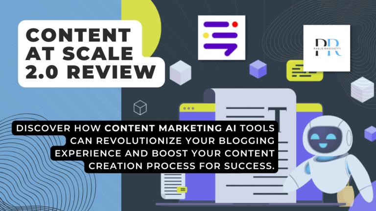 Blogging with Content Marketing AI Tools: Content At Scale 2.0 Review